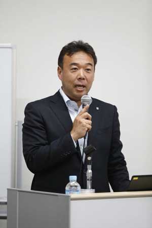 球団職員 荒井昭吾氏を招いて講演会を開催